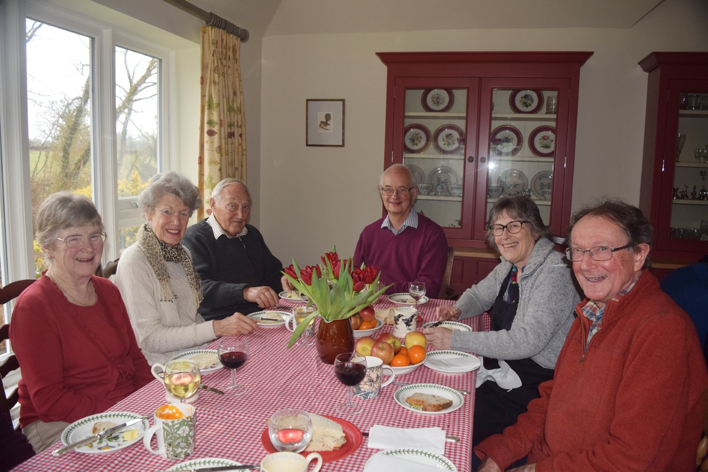Lent lunch 2018 in aid of Stone pillow Charity from st giles graffham